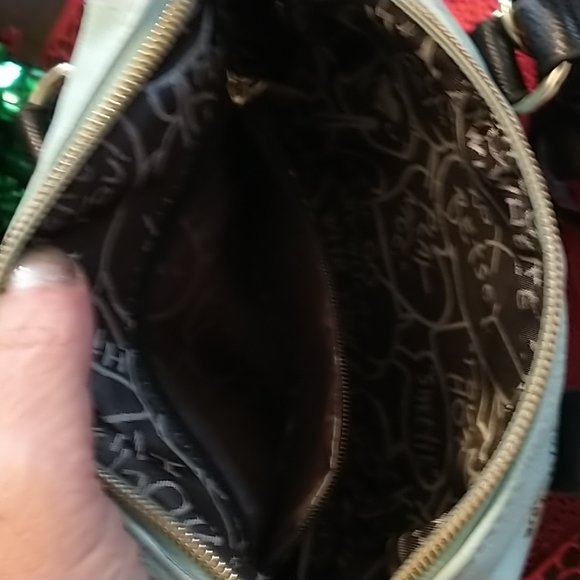 ECU Betsey Johnson Cute Black & Blue Crossbody Mini Handbag - Picture 10 of 13